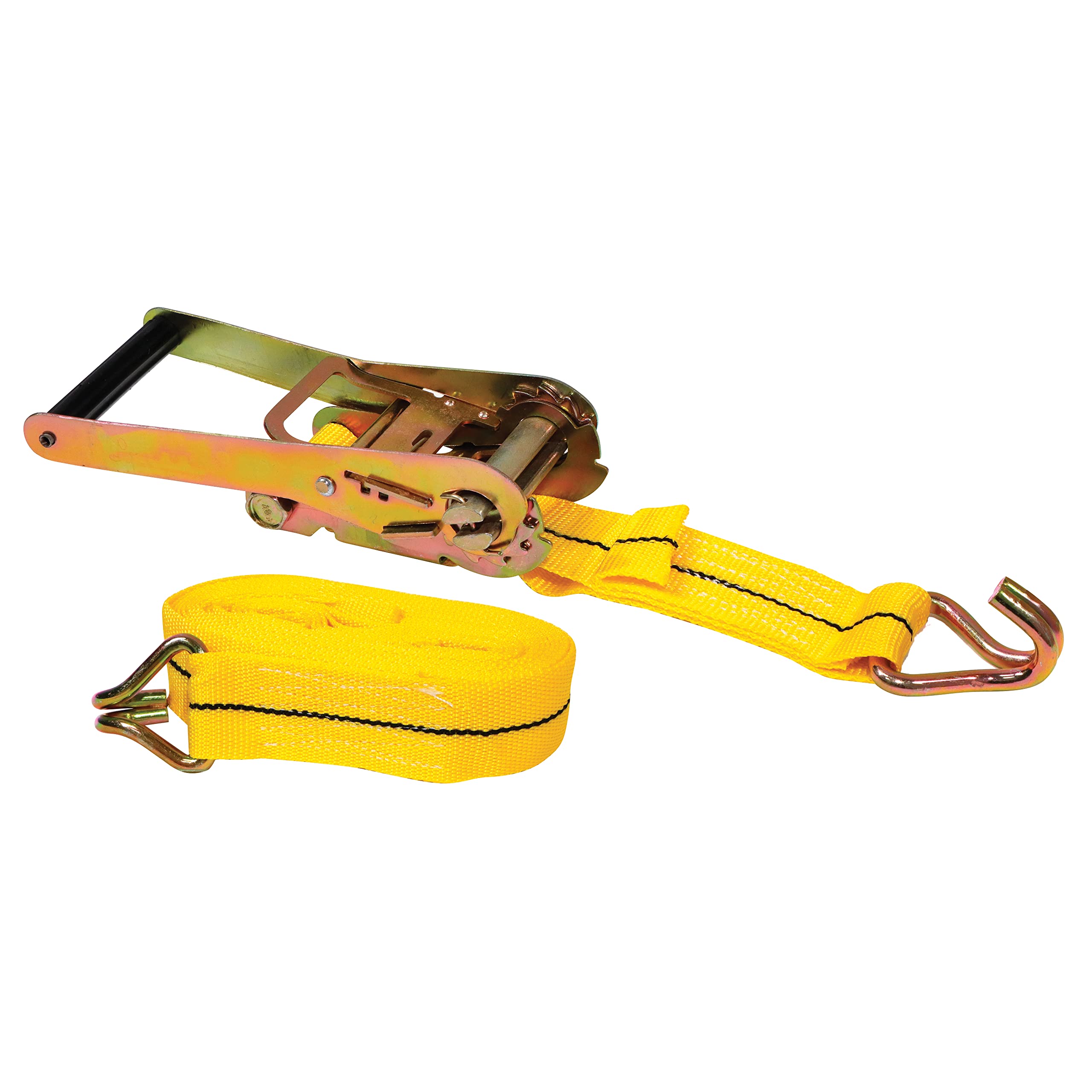 Streetwize - Heavy Duty 8 Metre Commercial Ratchet Tie Down - W x 50 mm - Ideal For: Lifting Heavy Machinery, Dragging Heavy Objects and Tying Down Vehicles