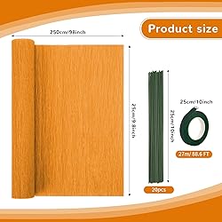 Crepe Paper Streamers 8 Rolls, 10 x 98Inch 8