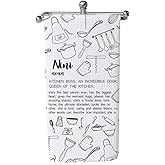 XYANFA Nini Kitchen Towel Nini Grandma Gift Nini Gift Grandma Tea Towel Dish Towel Housewarming Gift (nini Noun Towel)