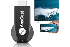 Tsemy Anycast HDTV Wireless Display Adapter WiFi 1080P Mobile Screen Mirroring Receiver Dongle to TV/Projector Receiver Support Android Mac iOS Windows
