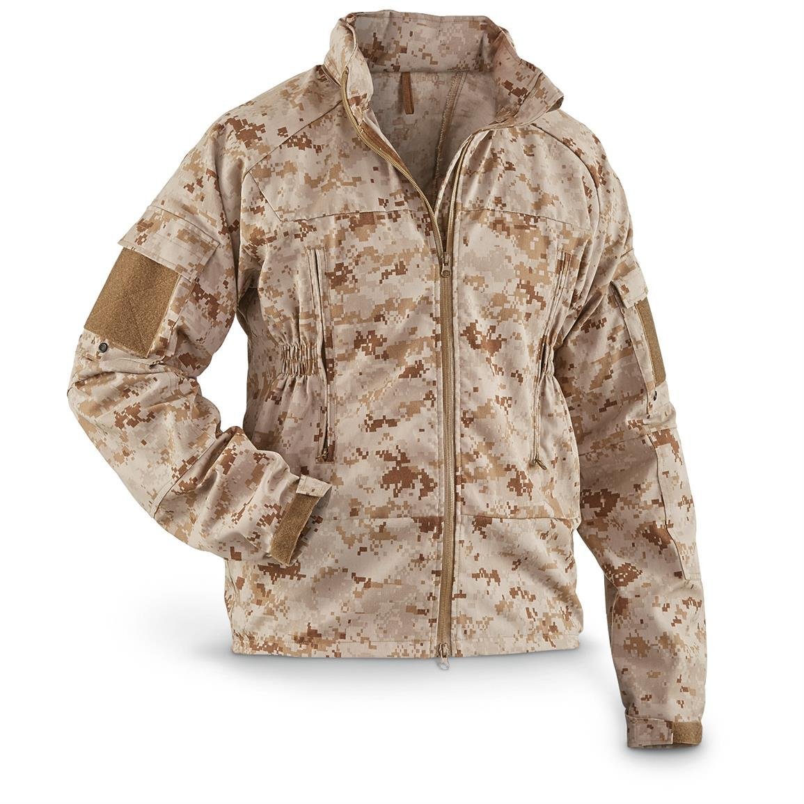 USMC Military Surplus Desert Camo Frog Soft Shell Aramid Jacket Parka