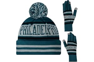 MTSTAOWE Vintage Classic Skull Cap Beanie Hat Cuffed Winter Hat Knit Comes with Warm Gloves Gifts for Men Women Fans