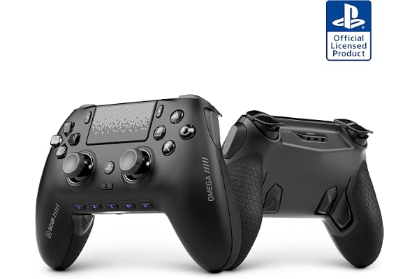 SCUF OMEGA PS5 Wireless Performance Controller – Officially Licensed, 11 Custom Inputs, Instant Triggers, Low Latency, TMR Durable Thumbsticks – Windows PC Compatible – Black