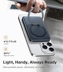 TORRAS 5,000mAh Magnetic Compact Portable Charger