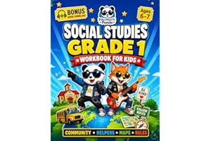 Social Studies Grade 1 Workbook for Kids Ages 6-7: Engaging Activities for First Grade Classroom & Homeschool | Daily Practic