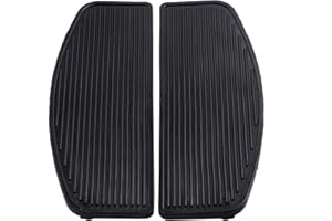 XMMT Rubber Front Rider Insert Floorboard Footpeg Footboards for Harley Touring Softail