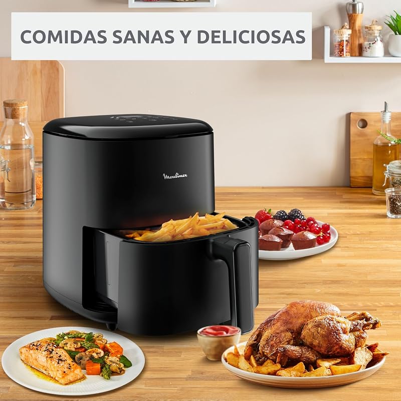 Easy Fry Max 5L, Freidora de aire, Incluye Pinzas