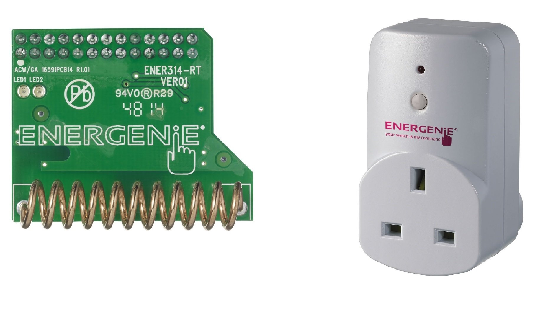 Energenie MIHO004-RT 2-Way Pi-Mote PCB and Energy Monitor Adapter