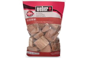 Weber Cherry Wood Chunks, for Grilling and Smoking, 4 lb.