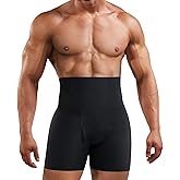 MOLUTAN Men’s Shapewear Tummy Control Shorts Slimming Body Shaper High Waist Compression Boxers Briefs