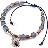 Our Lady of Mount Carmel Adjustable Beaded Bracelet