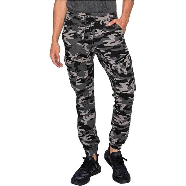 RING OF FIRE Men's Leftout Moto Joggers Black Camo Small at Amazon Men's  Clothing store