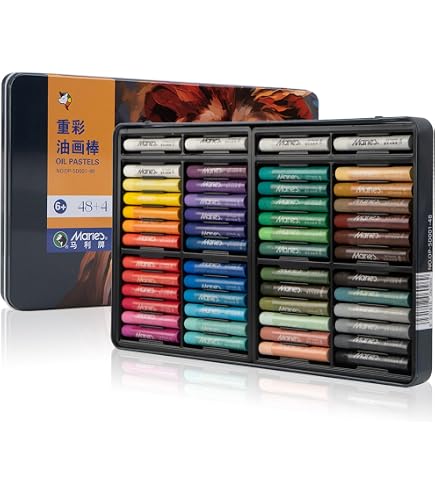 Amazon.com: ArtAspirer Oil Pastels ArtAspirer Oil Pastels Wood Box