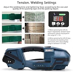 AUTUMFLATGAO Electric Strapping Machine with LCD