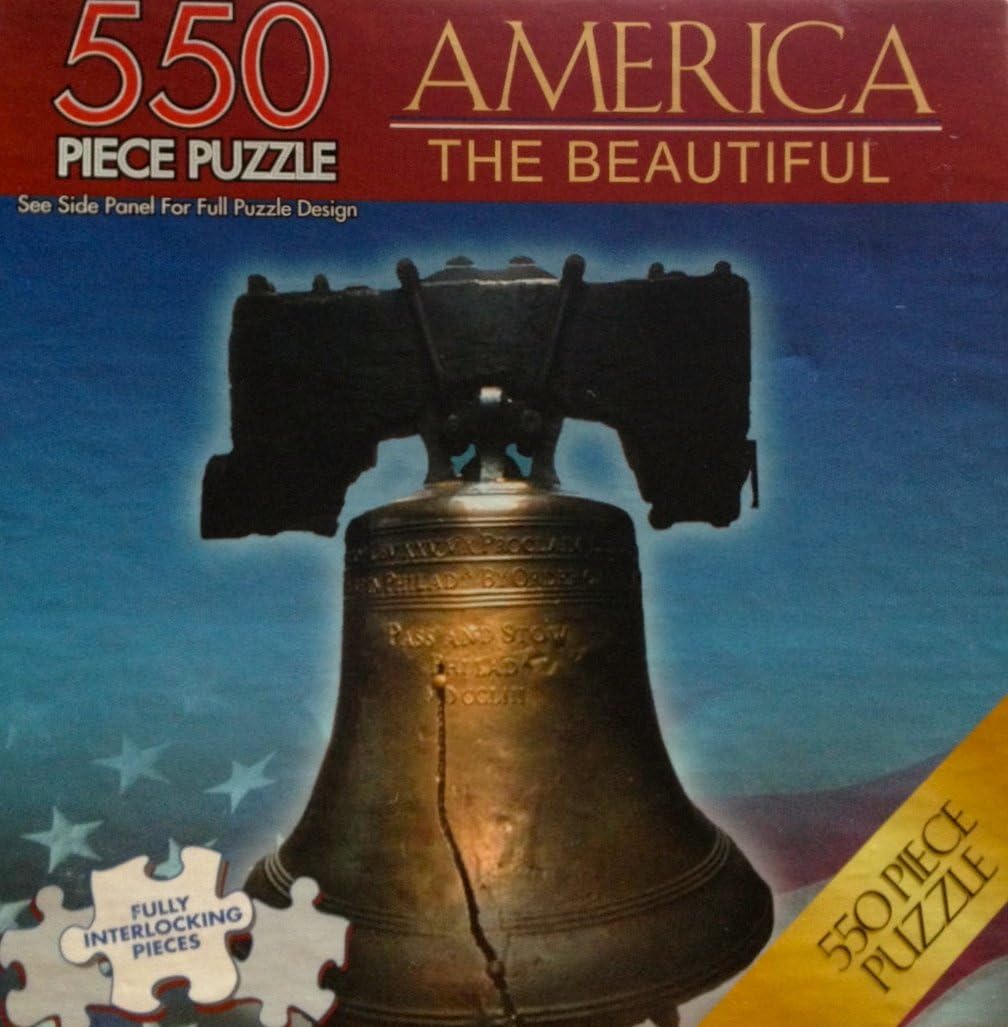 America the Beautiful - Liberty Bell 550 Piece Jigsaw Puzzle by Dalmatian Press