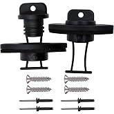 2 Kayak Canoe Boat Course Thread Drain Plug with Screws