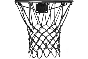 DDVLG Professional Basketball Net Replacement Heavy Duty, Upgraded Durability [7.16oz], All Weather Anti Whip, Fits Standard Indoor Outdoor Rims - 12 Loops