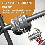 Looxmeer Heavy Duty Bike Lock 90cm 7mm 5-Digit Combination Chain Lock view 6