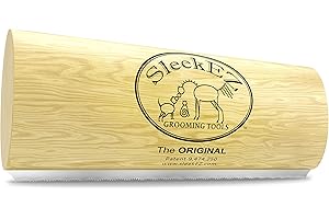 SleekEZ Dog Brush for Shedding & Dog Grooming Supplies | Pet Hair Removal Tool | Great for All Fur Types | Works on Short, Me