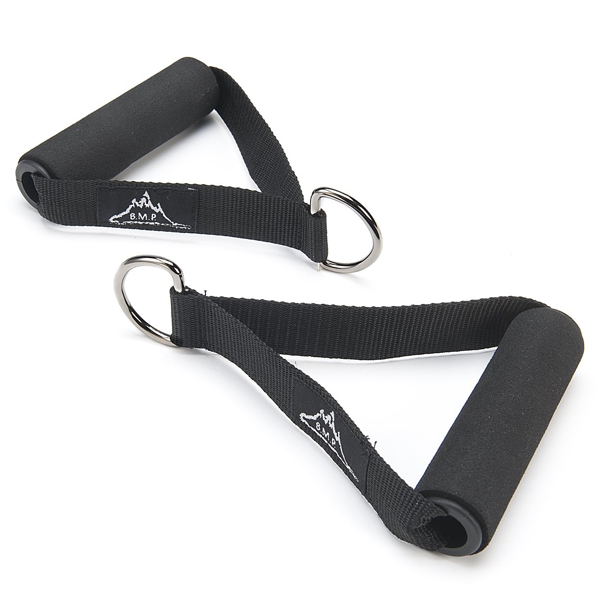 Black Mountain Products Unisex Resistance Band Handles (Black)