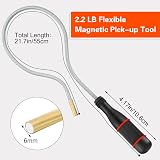 Partideal 2 PCS Magnetic Pickup Kit Black 55cm 73cm Telescopic Tools view 2