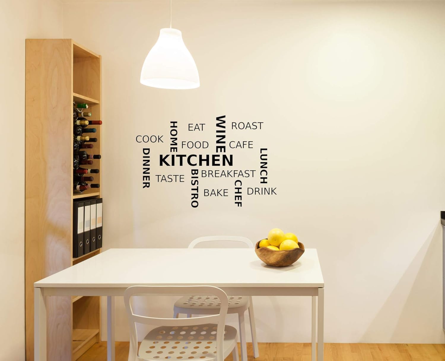 Hatcherabilia Kitchen Words Wall Stickers for Kitchen, Kitchen Decor, Wall Decals, Decorative Stickers, Kitchen Stickers