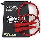 WOD Nation Adjustable Speed Jump Rope For