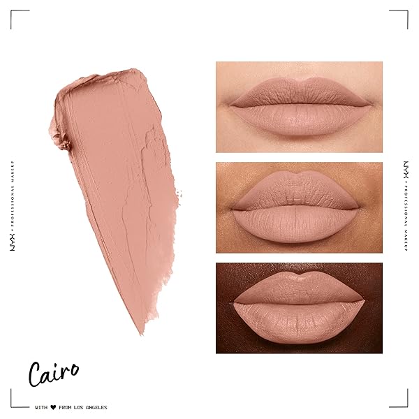 NYX NYX PROFESSIONAL MAKEUP SOFT MATTE LIP CREAM, HIGH-PIGMENTED CREAM LIPSTICK IN CAIRO