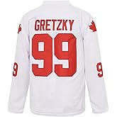 Youth 99 Gretzky Hockey Jersey 1991 Team Canada Ice Hockey Jersey Stitched