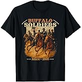 Buffalo Soldiers African American Buffalo Black Culture T-Shirt