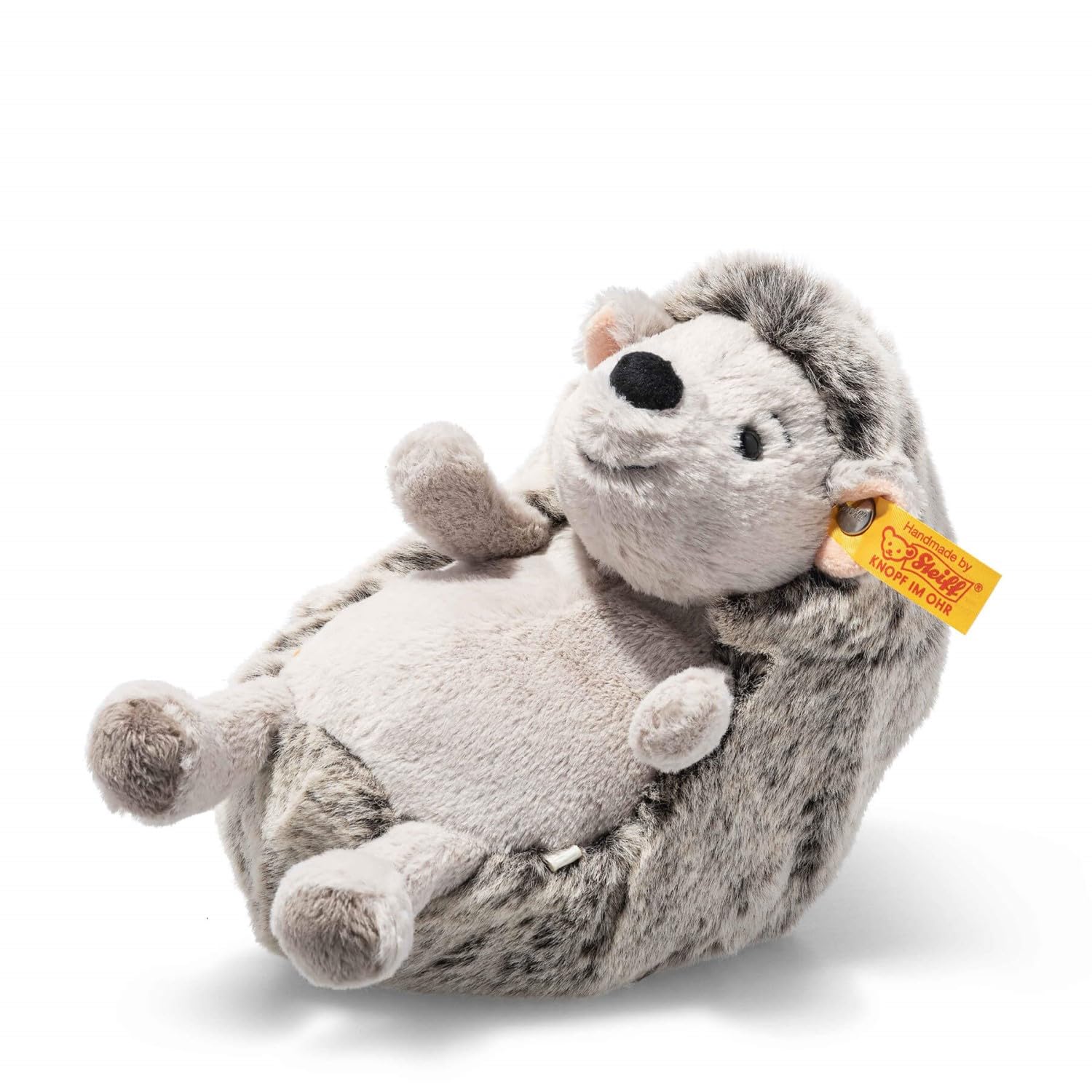 Steiff 074387 Soft Cuddly Friends Hedgy hedgehog grey, Seasame, 16 cm