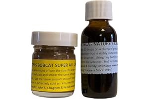 LENON LURES Special Two 1 oz Lenon Bobcat Trapping Lures - Proven Results Since 1924