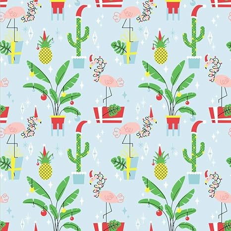 10 X 10 Pies Tropical Navidad Fotos De Fondo Plantas Y Flamencos Con Sombrero De Navidad Dibujos Animados Fiesta Celebrar Fondo Para Estudio De Fotografia Amazon Es Electronica