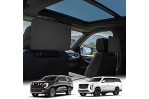 MOCHENT 2-Pack Rear Seat Screen Protectors for 2021-2025 2026 Cadillac Escalade/GMC Yukon/Chevrolet Tahoe Suburban Storage Models, Neoprene Shockproof Covers Anti-Scratch Dust & Impact