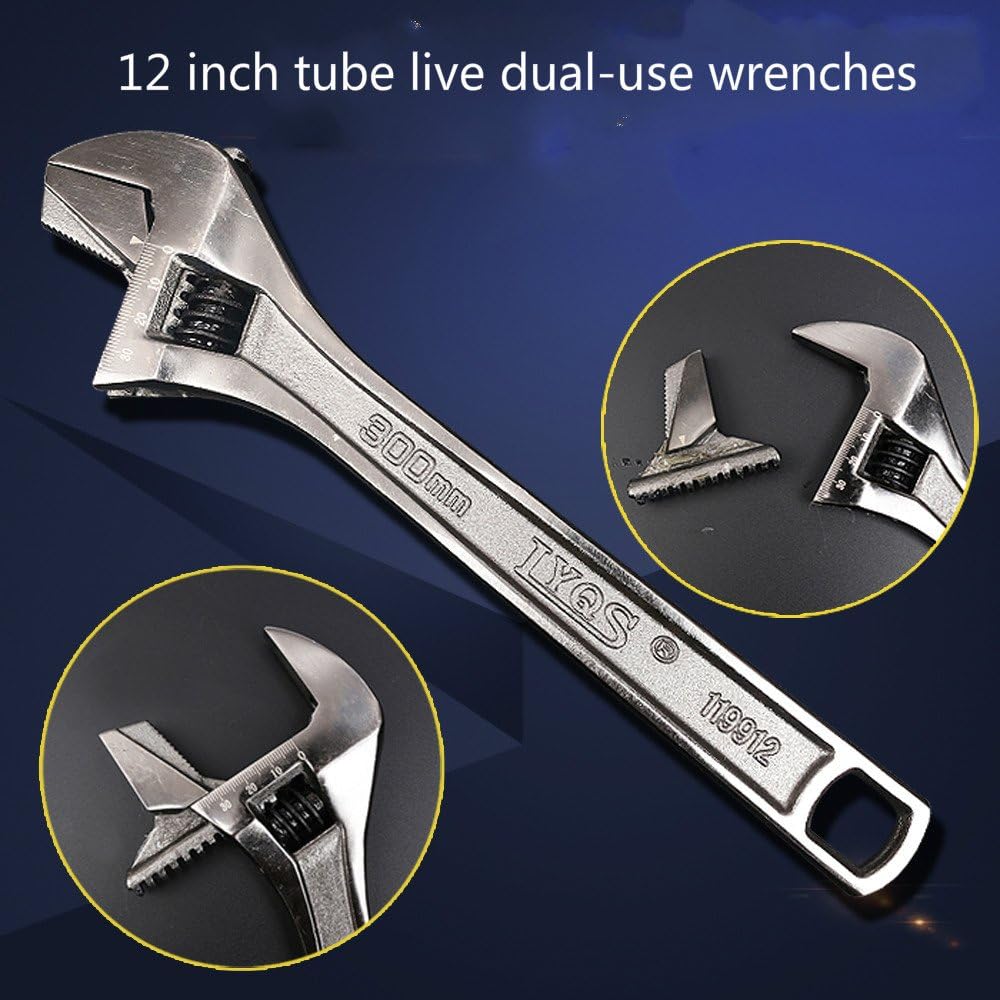 Spanner Wrench Adjustable 12 Inch Multi-function Remover Tool For Cars