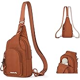 Hanke Crossbody Sling Bag for Women Men, Small & Large Casual Cross Body Sling Bags, Chest Bag for Outdoor Hiking Travel