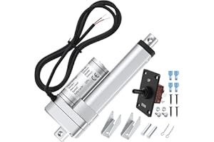 5mm/s 12V 660lbs Linear Actuator 4 Inch Stroke & Heavy Duty Waterproof Electric Piston Actuator for Automation in RV, Window 