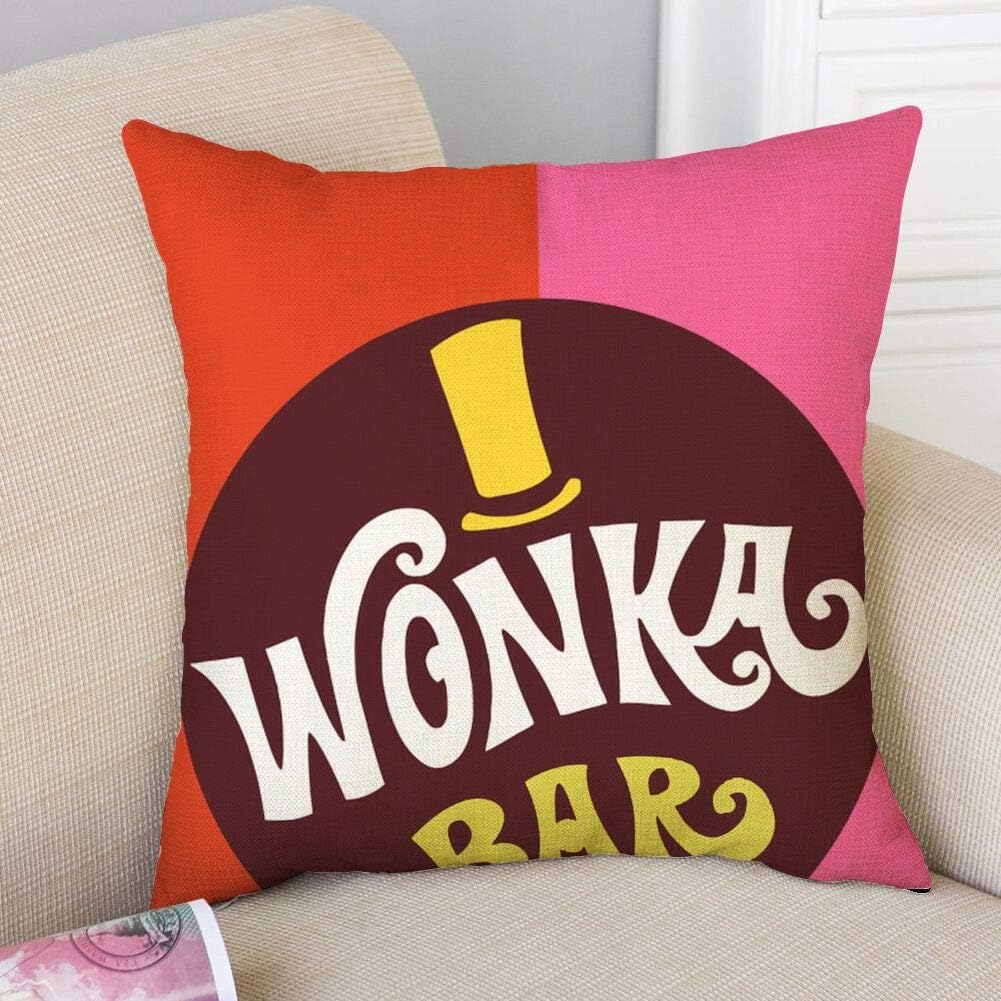 DISNEY COLLECTION Decorative Throw Pillow Decorative Throw Pillow Charlie and The Chocolate Factory 18 X 18 Inch