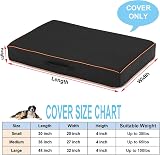 Leberna Waterproof Dog Bed Cover 600D Oxford Small 30 x 20 x 4 Black view 2