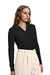 WIHOLL Business Casual Tops for Women Long Sleeves