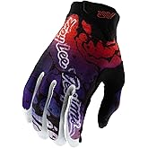 Troy Lee Designs Youth Air Glove for Motocross MX Mountain Biking, Drip Black/Purple, Youth Small