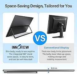 InnoView 23.8" 1080P Portable Monitor, FHD 144HZ