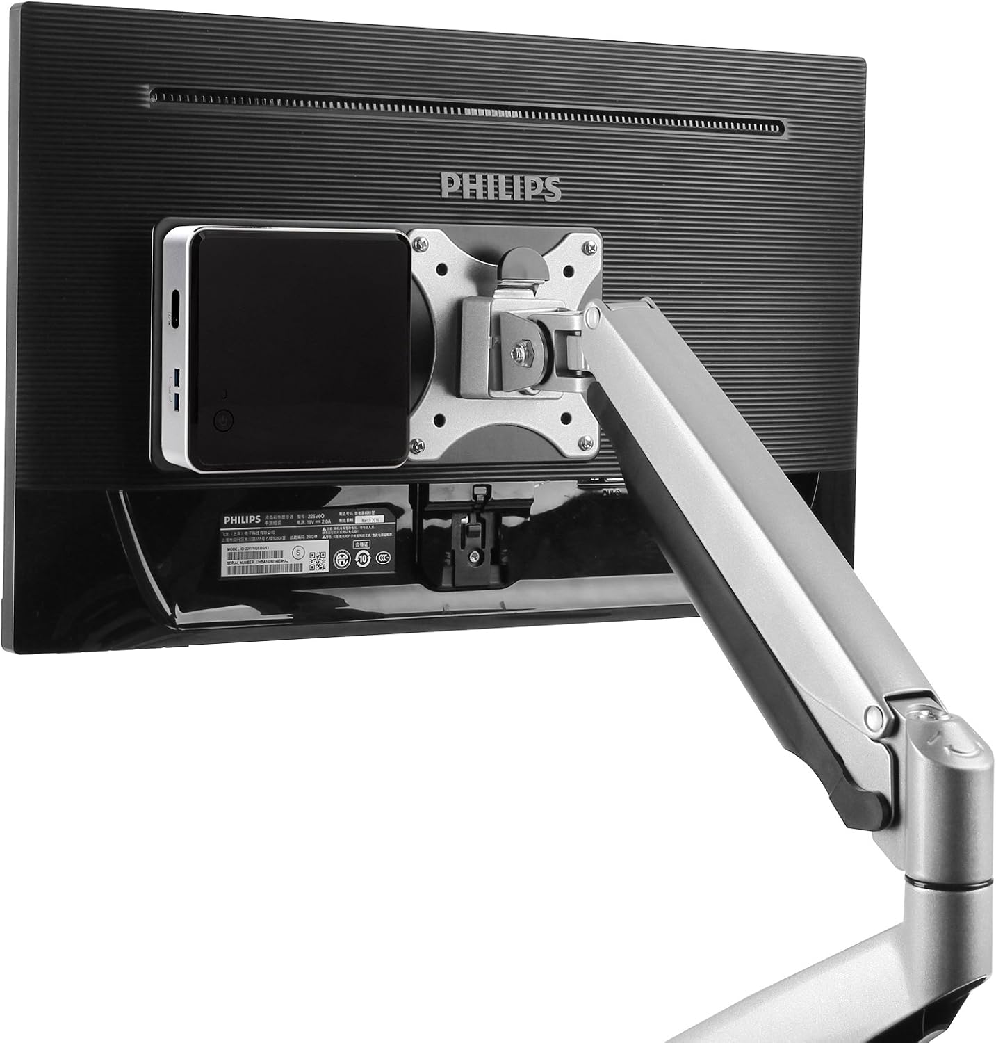 Newstar THINCLIENT-01 Thin Client Holder (attach between monitor and mount) - Black - Image 3