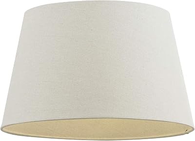 National Lighting Modern Lampshade Ivory Linen 8-Inch E14 Golf