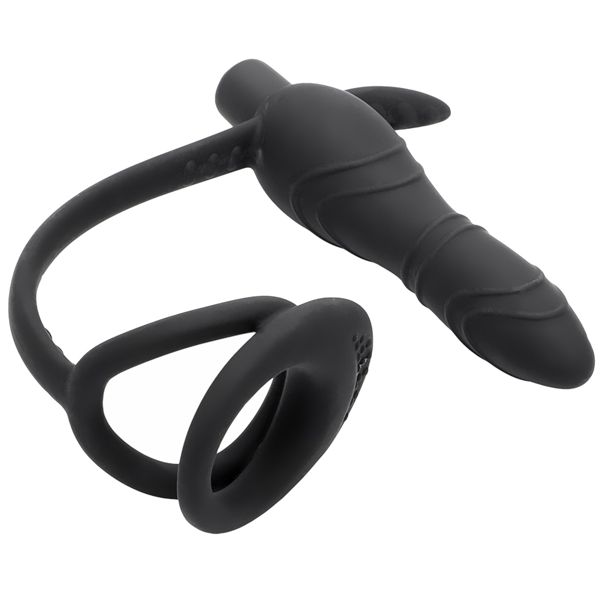 Analvibrator Massagegerät 100% Medizinisches Silikon Sexspielzeug für Paar Penis Cock Ring