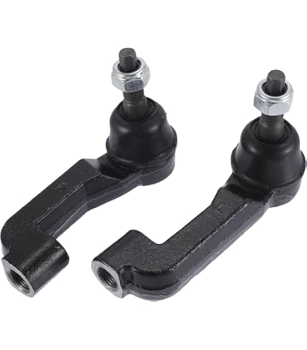 Detroit Axle Front Tie Rod End Kit For 2007-2011 Dodge Nitro & 2008-2012 Jeep Liberty - Includes Inner/Outer Tie Rods & Boots