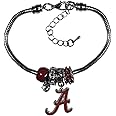 Siskiyou NCAA womens Euro Bead Bracelet