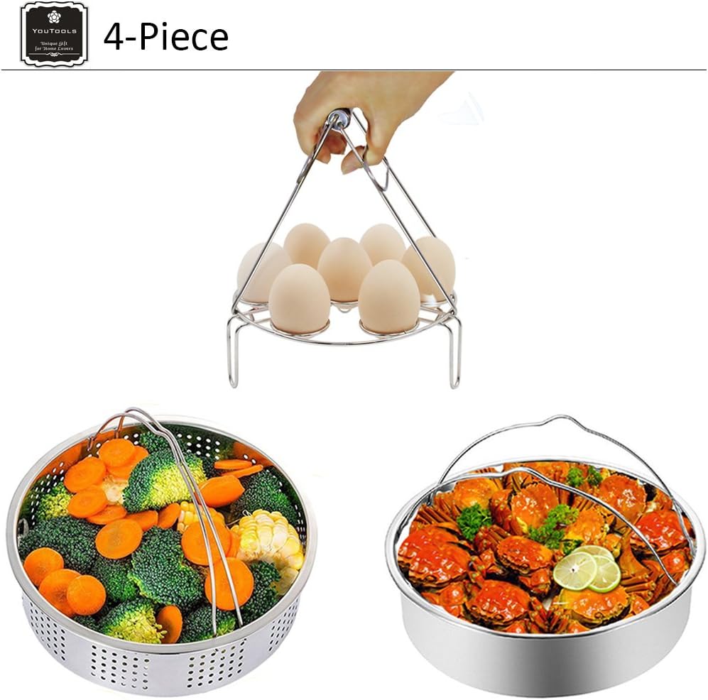 Steamer Basket Set for Instant Pot Accessories 2