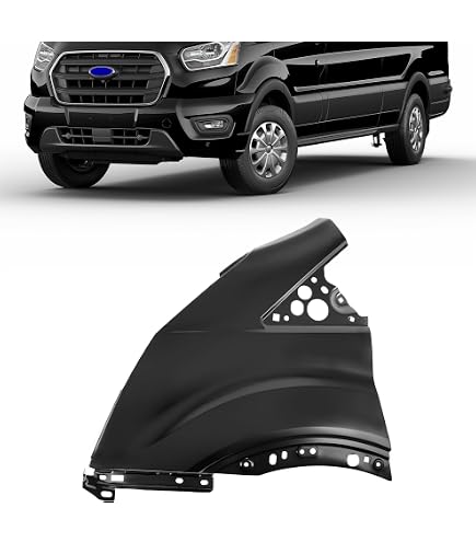 Focus-Decoration Front Lower Bumper Cover For 2015-2019 Ford Transit – Textured Black, No Sensor Holes