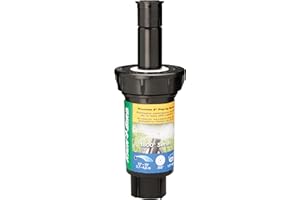 Rain Bird 1802F Professional Pop-Up Sprinkler, 360° Full Circle Pattern, 8' - 15' Spray Distance, 2" Pop-up Height